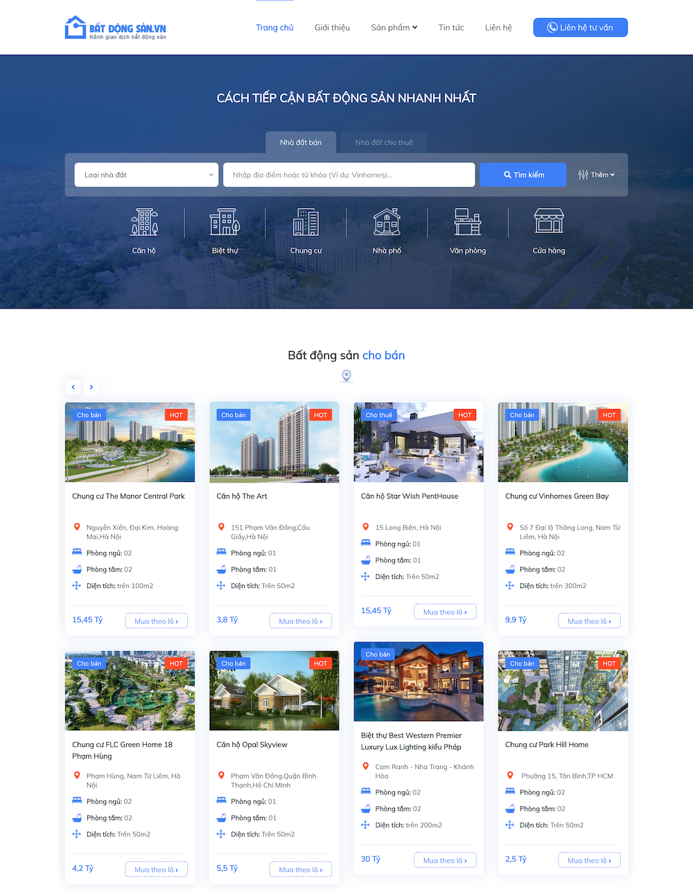 Top 8 mẫu website bất động sản thiết kế đẹp và chuyên nghiệp hiện đại nhất hiện nay 1 Top 8 mẫu website bất động sản thiết kế đẹp và chuyên nghiệp hiện đại nhất hiện nay