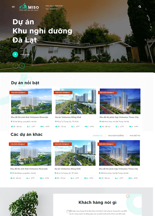 Top 8 mẫu website bất động sản thiết kế đẹp và chuyên nghiệp hiện đại nhất hiện nay 8 Top 8 mẫu website bất động sản thiết kế đẹp và chuyên nghiệp hiện đại nhất hiện nay