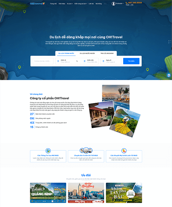 Top 7 mẫu website du lịch cực đẹp, cực chất, hiện đại thu hút khách hàng mới 6 Top 7 mẫu website du lịch cực đẹp, cực chất, hiện đại thu hút khách hàng mới