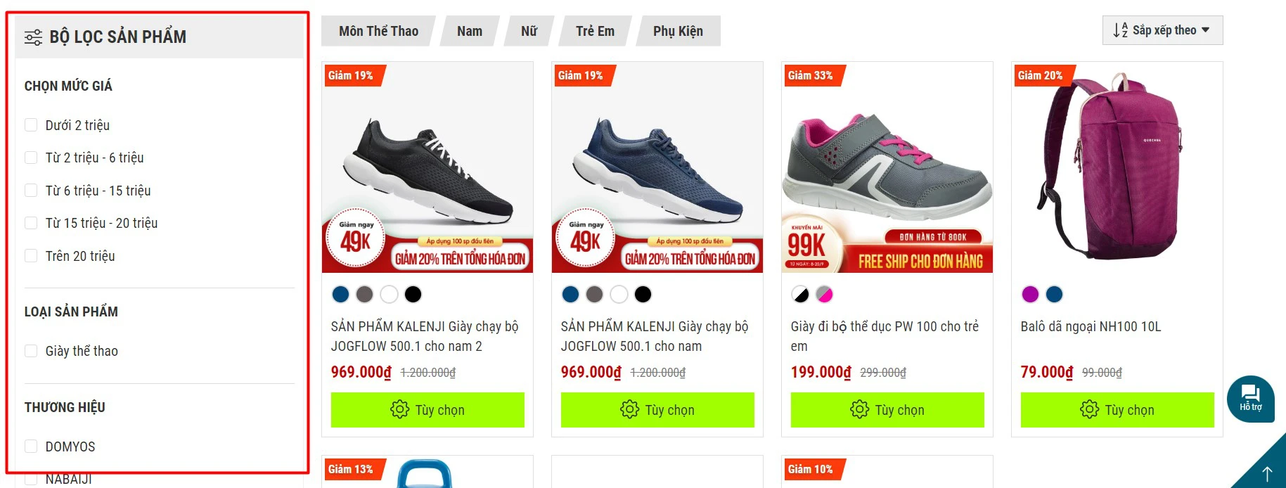 Thiết kế website ngành thể thao – giải pháp nâng cao hiệu quả kinh doanh online
