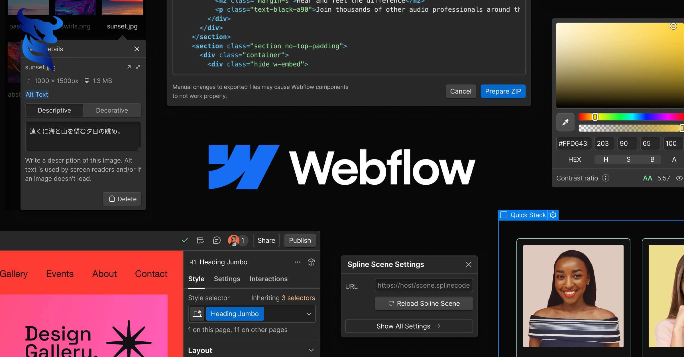Sự khác biệt giữa website wordpress và webflow năm 2025