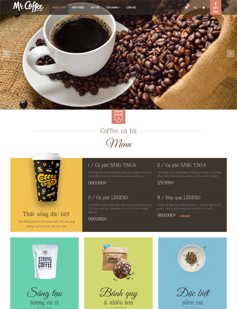 12 mẫu thiết kế website nhà hàng, thiết kế website thực phẩm chuẩn seo đẹp nhất