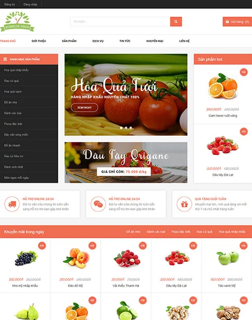 12 mẫu thiết kế website nhà hàng, thiết kế website thực phẩm chuẩn seo đẹp nhất