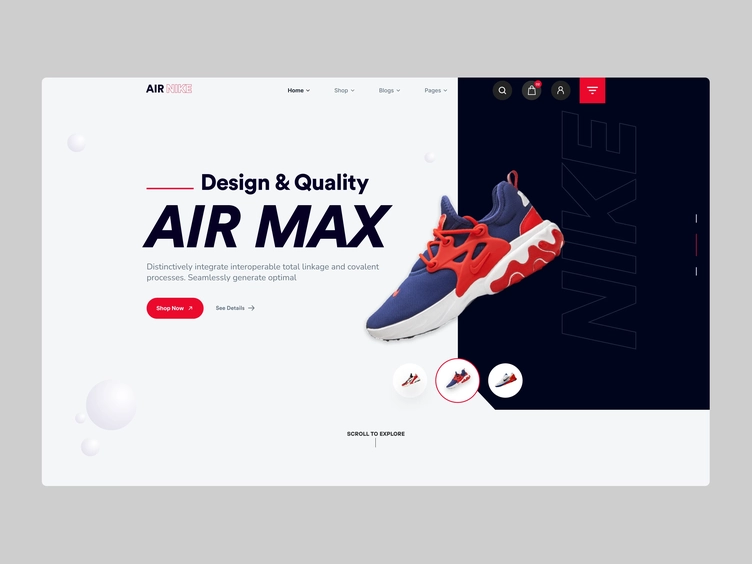 Thiết kế website bán giày cao cấp hiện đại chuẩn seo