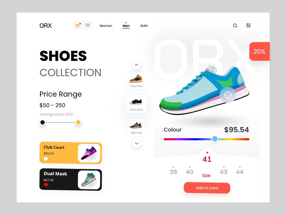 Thiết kế website bán giày cao cấp hiện đại chuẩn seo