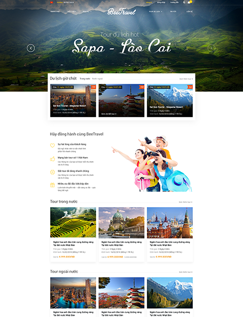 Thiết kế website du lịch đẹp, chuyên nghiệp hút hàng triệu khách hàng 8 Top 7 mẫu website du lịch cực đẹp, cực chất bạn nên tham khảo