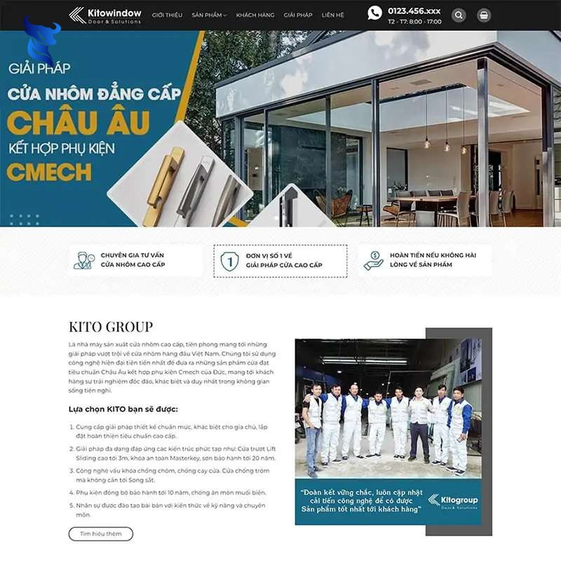 Thiết kế website cơ khí – công nghiệp chuyên nghiệp, giá tốt