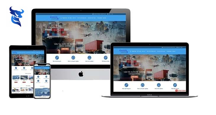 Thiết kế website logistic, vận tải cao cấp, chuyên nghiệp chuẩn seo