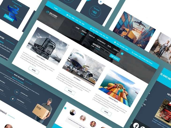 Thiết kế website logistic, vận tải cao cấp, chuyên nghiệp chuẩn seo
