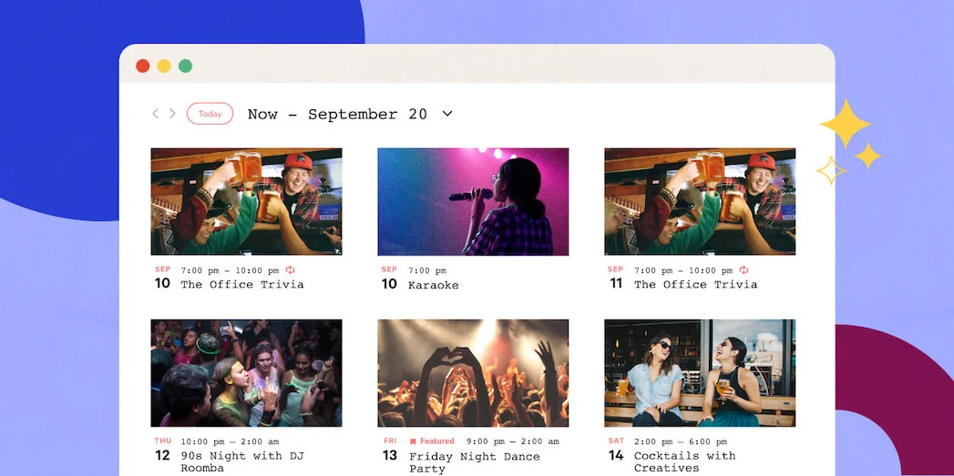 Tạo website sự kiện: bí quyết làm nổi bật chương trình của bạn