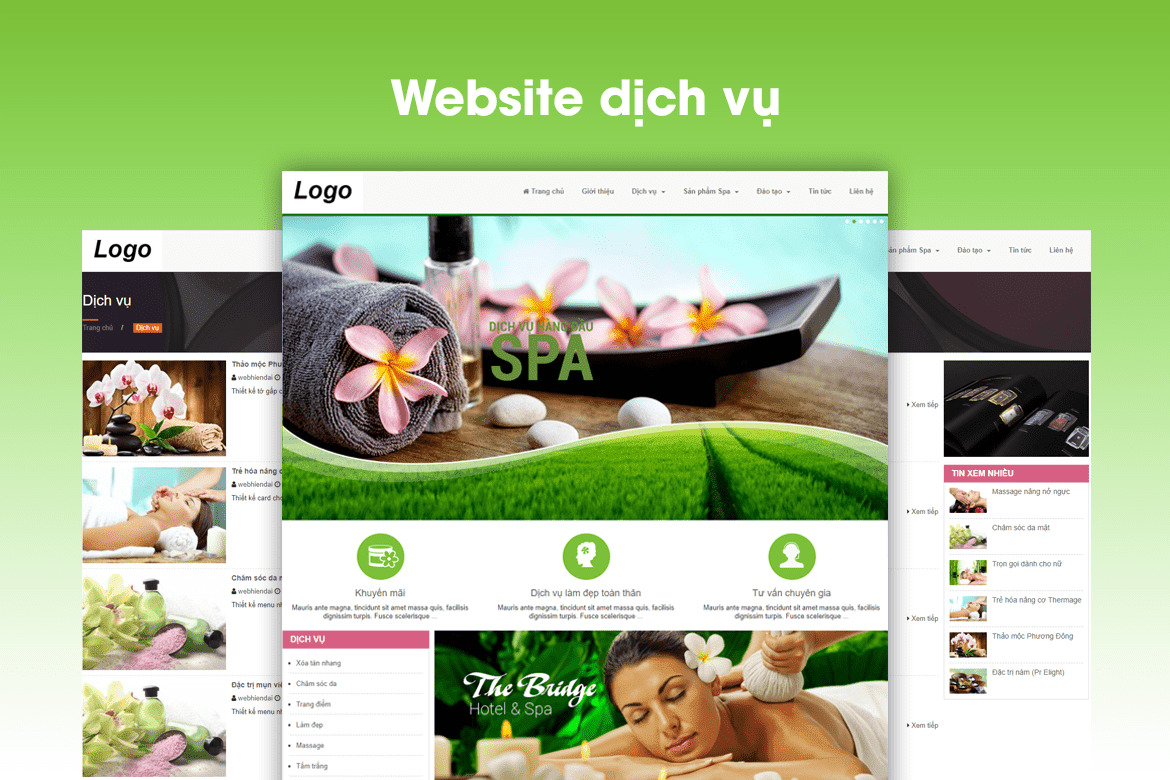 Website cho ngành làm đẹp: trải nghiệm cao cấp