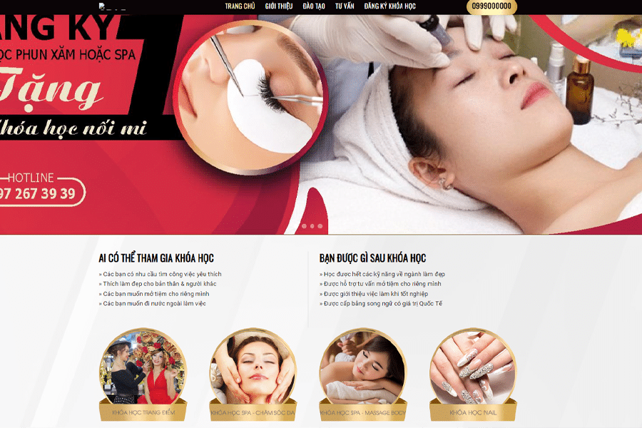 Website cho ngành làm đẹp: Trải nghiệm cao cấp 3 Website cho ngành làm đẹp: trải nghiệm cao cấp