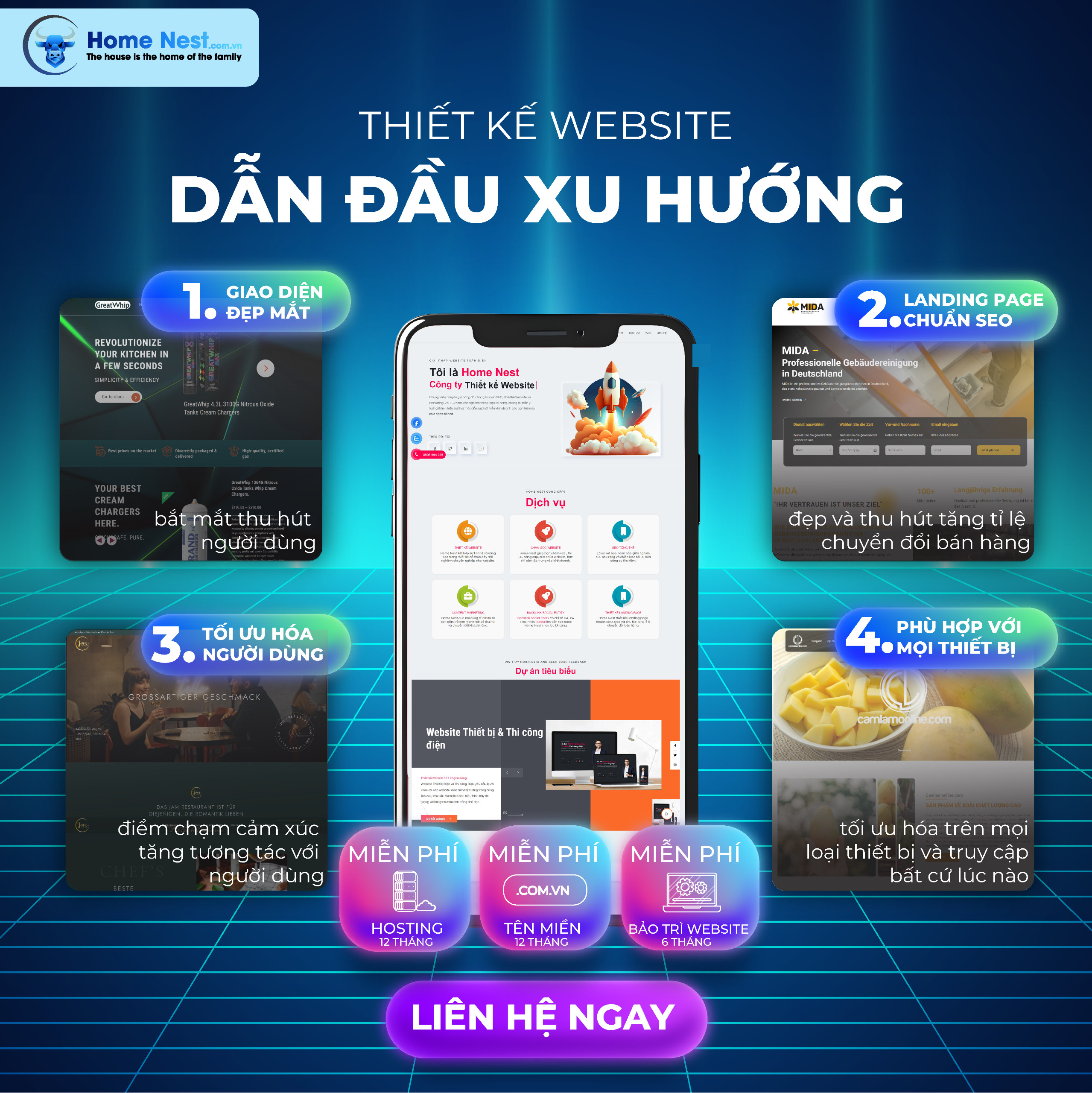 Thiết kế Website Tin Tức Và Báo Trực Tuyến 3 Thiết kế website homenest