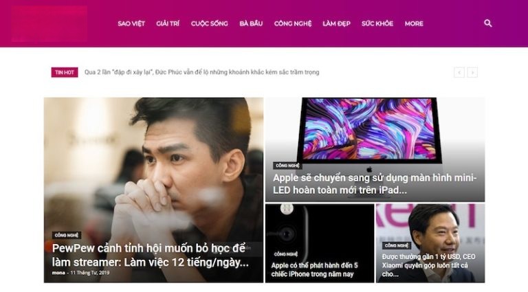 Thiết kế Website Tin Tức Và Báo Trực Tuyến 2 Thiết kế website tin tức và báo trực tuyến
