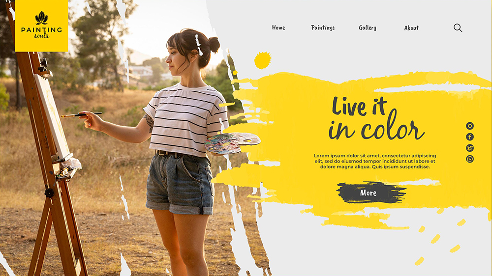 Dịch vụ thiết kế website bán tranh nghệ thuật treo tường 1 Dịch vụ thiết kế website bán tranh nghệ thuật treo tường