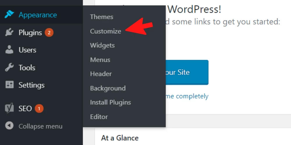 Hướng dẫn cách chỉnh sửa footer trong wordpress